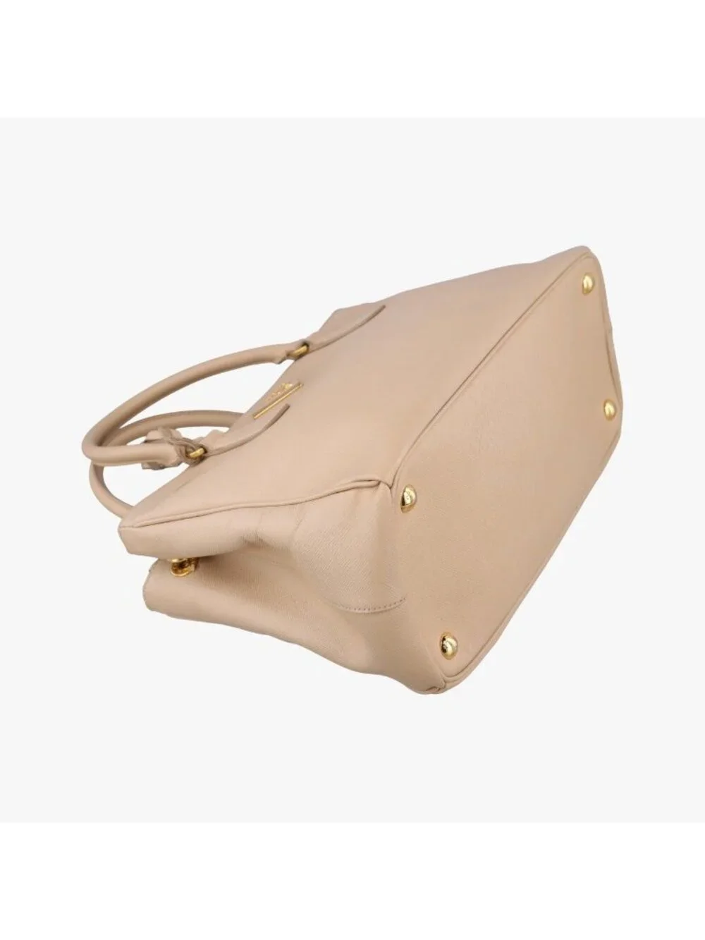 Prada Galleria Beige Saffiano Leather 64 Shoulder Bag